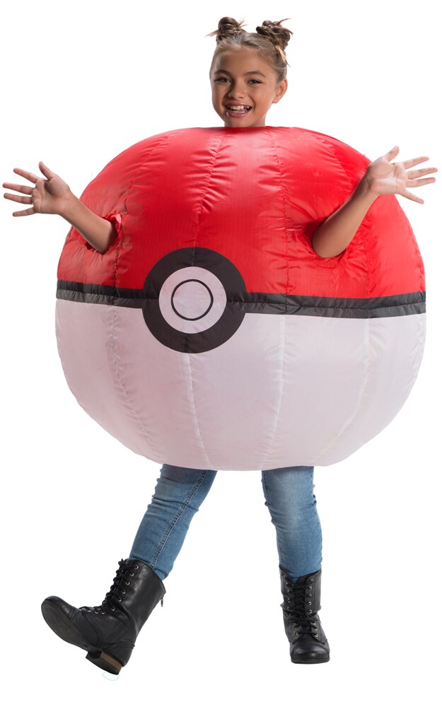 Pokémon, Puhallettava naamiaisasu Poké-pallo 7-12-vuotialle