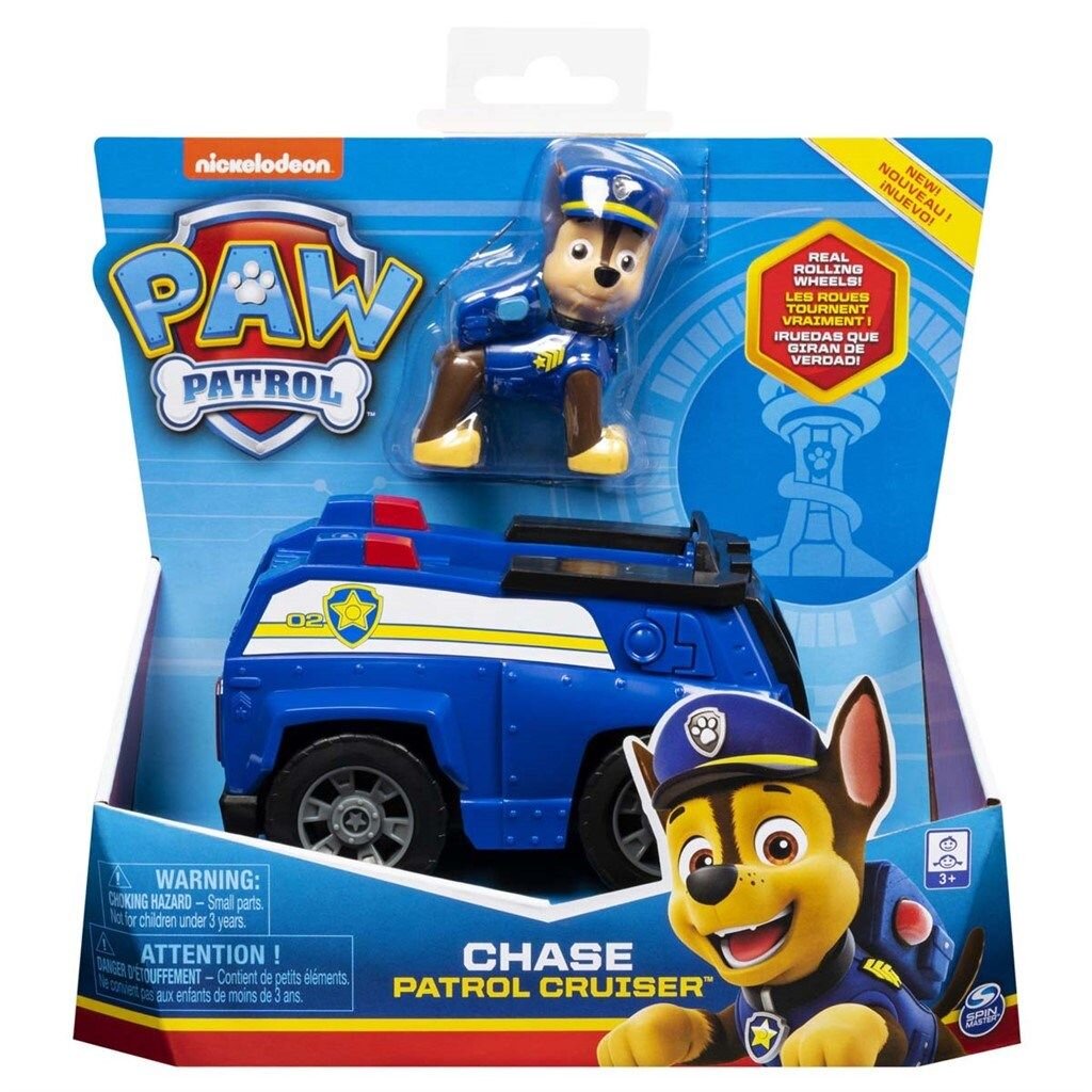 Paw Patrol, Toimintahahmo Chase ja poliisiauto