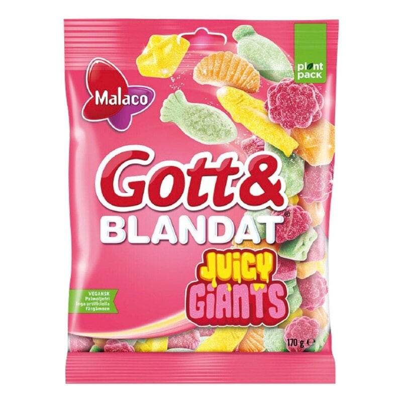 Gott & Blandat Juicy Giants 170 grammaa