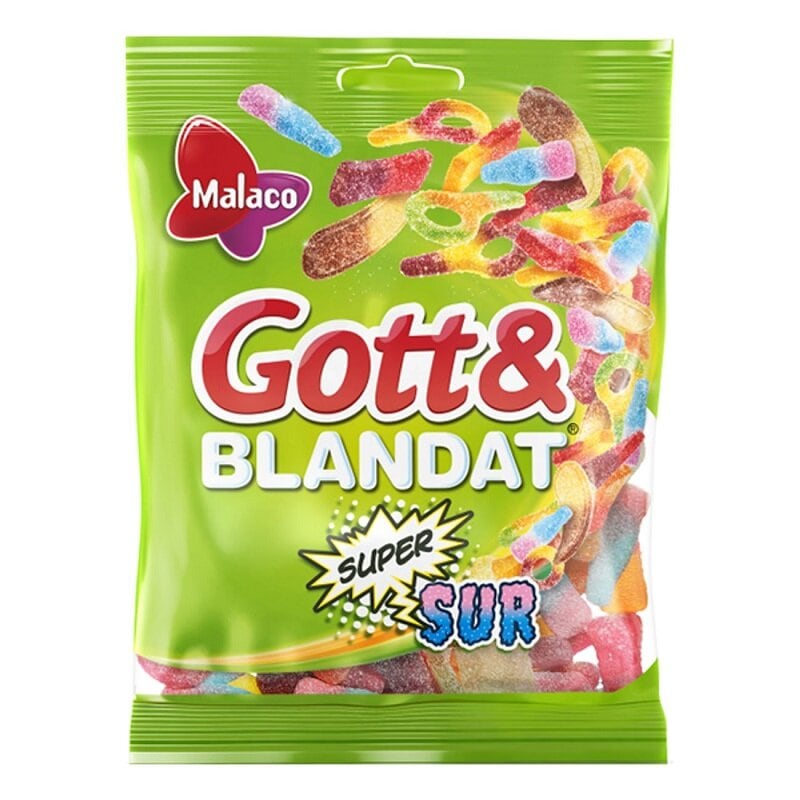 Gott & Blandat Superkirpeä 130 grammaa