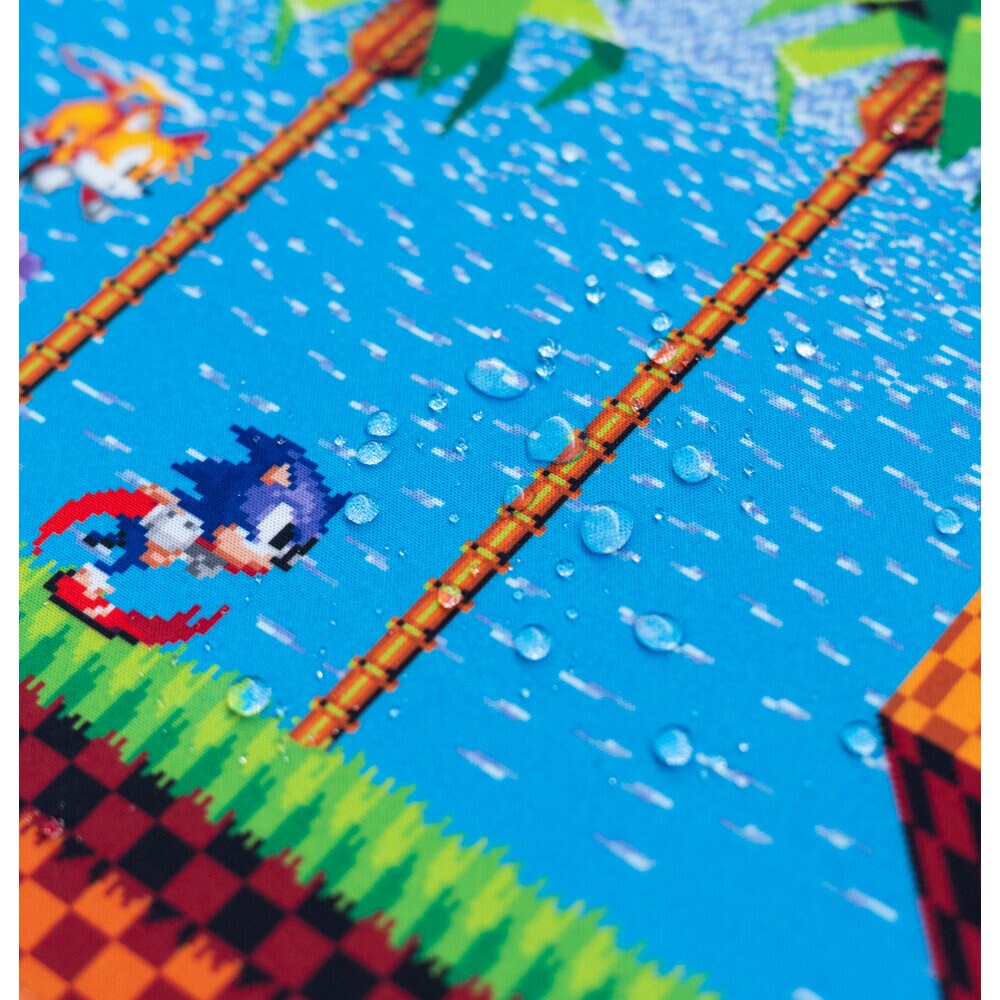 Sonic the Hedgehog - Pelihiirimatto XL, LED-valolla 40 x 90 cm