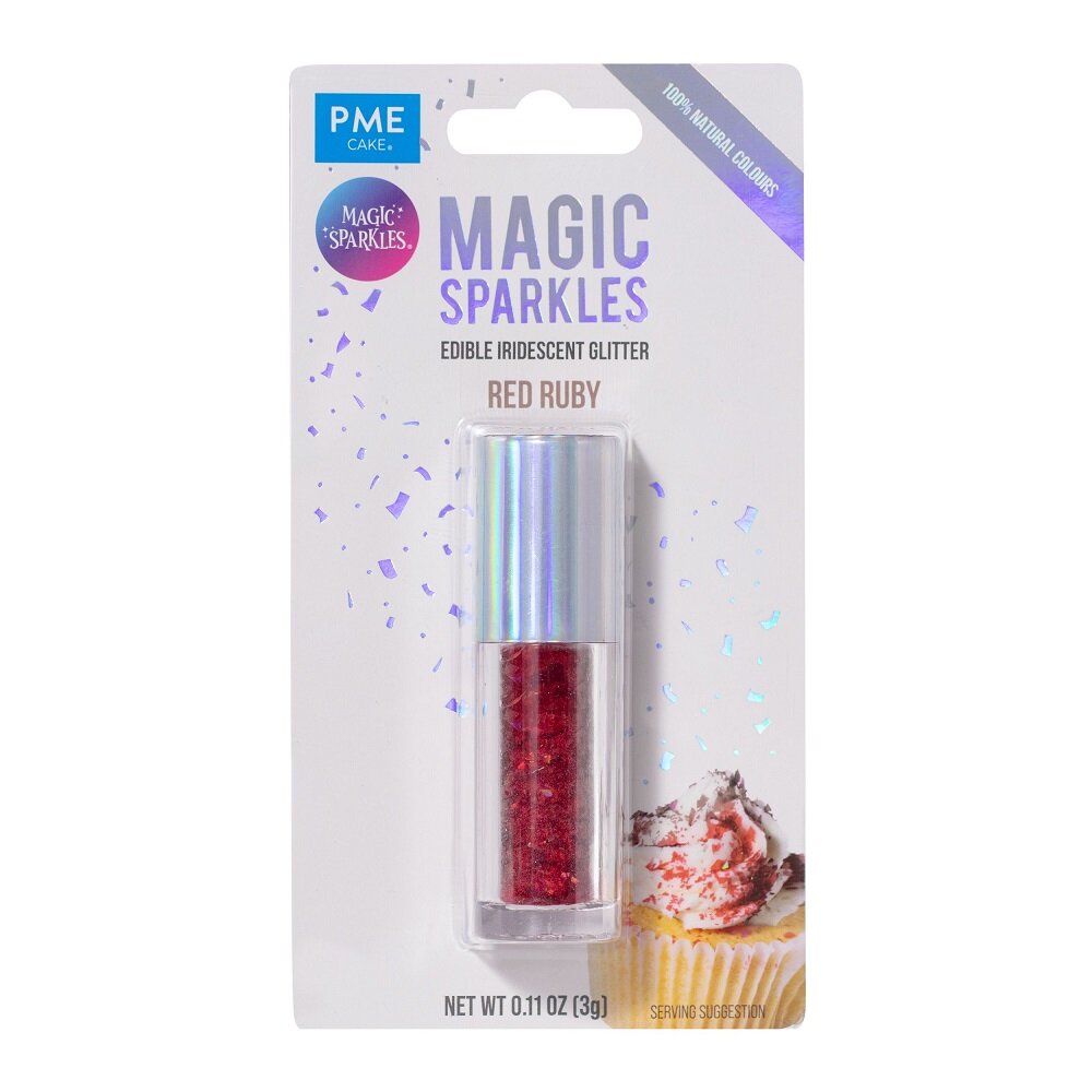 PME Syötävä Glitter, punainen