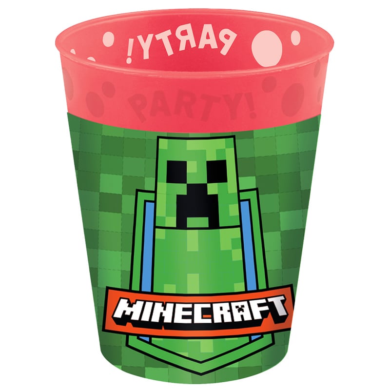 Minecraft - Muovimukit 250 ml, 4 kpl