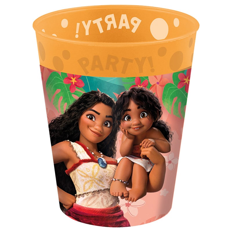 Vaiana 2 - Muovimukit 250 ml, 4 kpl