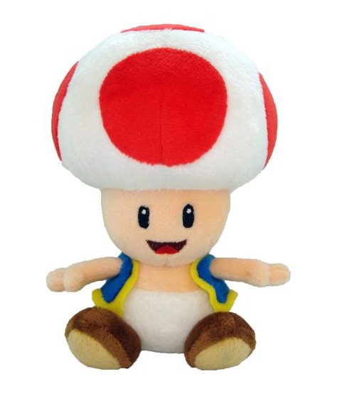Super Mario Bros - Pehmolelu Toad 17 cm