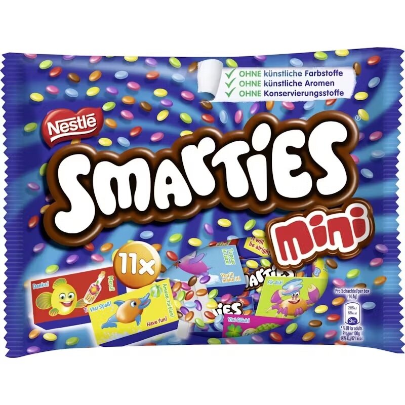 Smarties mini pussi 158 grammaa