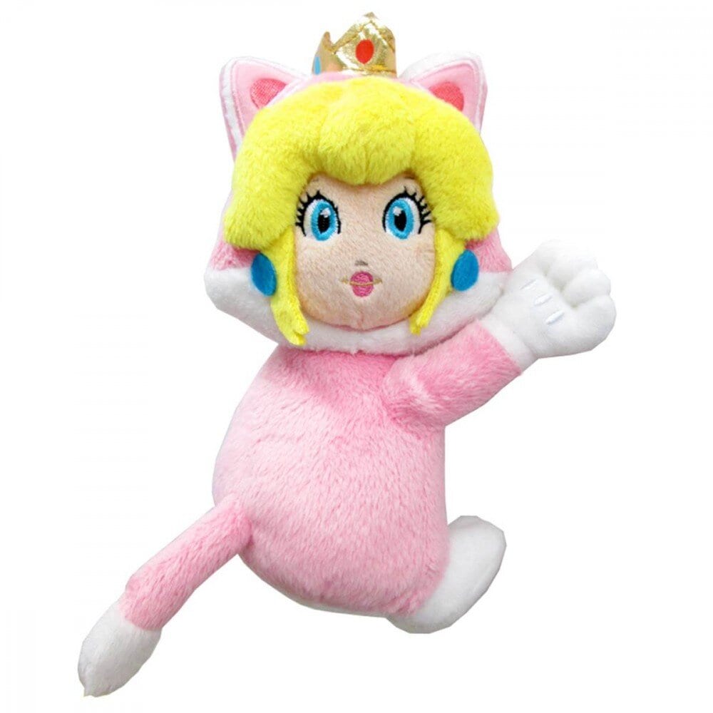 Super Mario Bros - Pehmolelu Magnet Cat Peach 19 cm