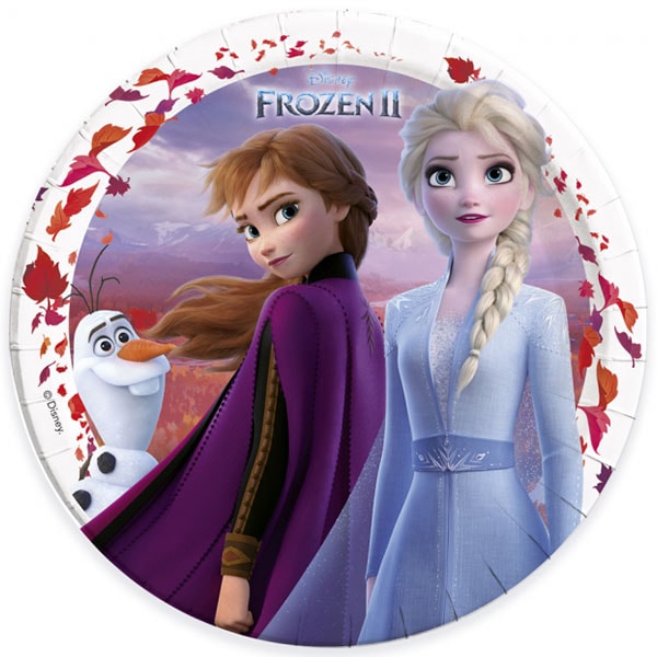 Frozen 2 - Lautaset 8 kpl