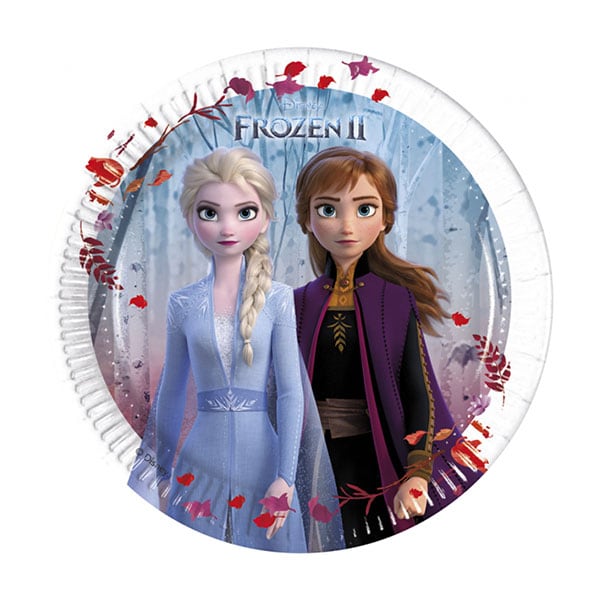 Frozen 2 - Lautaset 20 cm 8 kpl