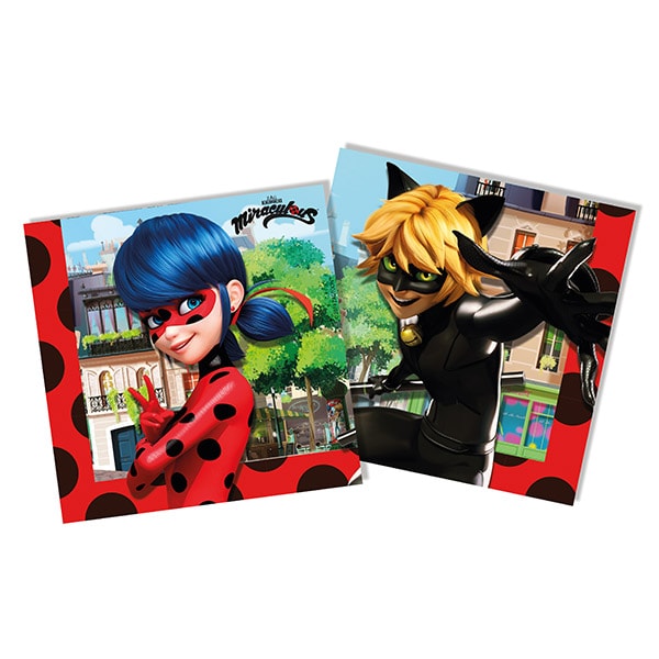 Miraculous Ladybug - Servetit 20 kpl