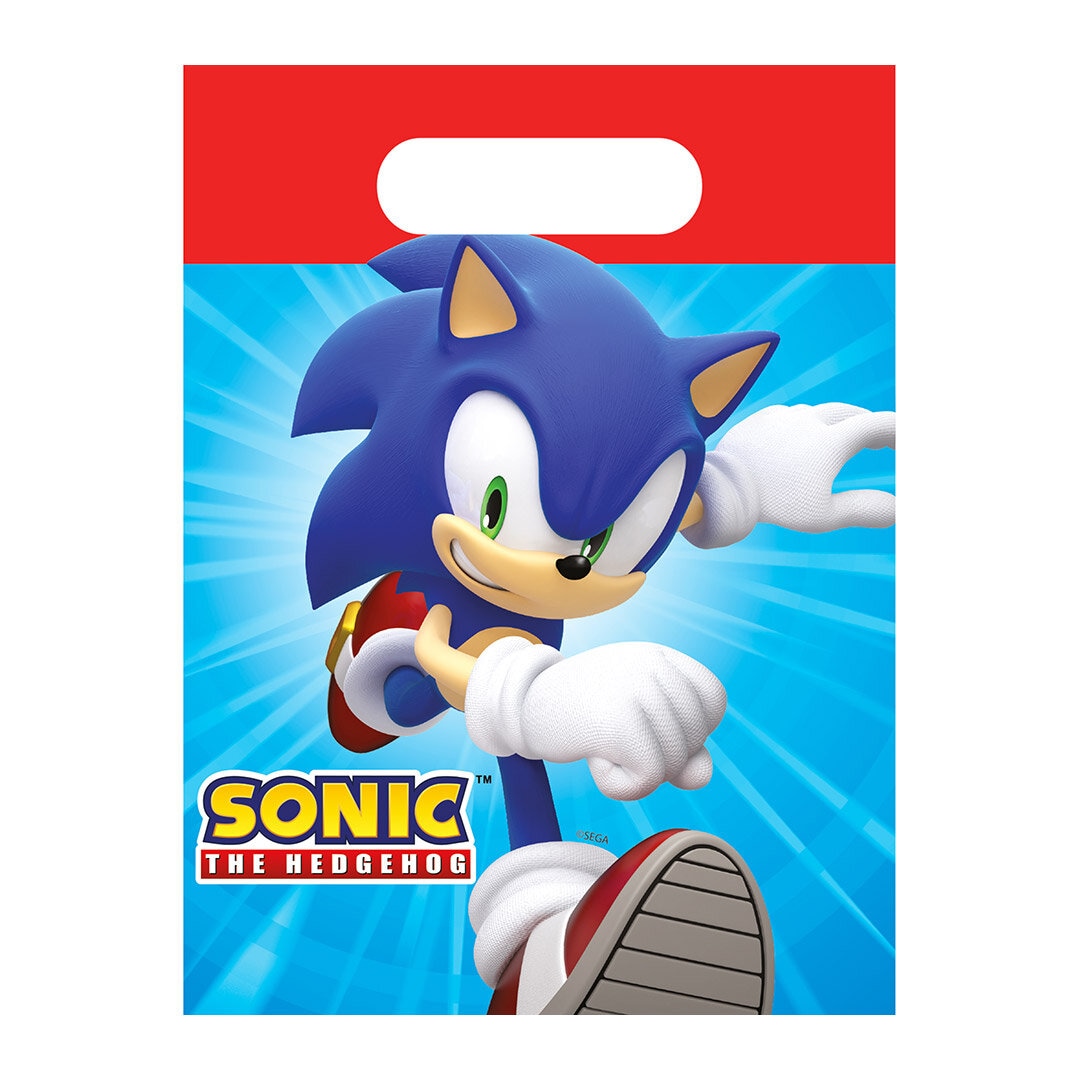Sonic the Hedgehog - Juhlapussit paperia 4 kpl