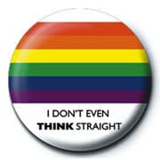 Pride - Rintamerkki Think Straight