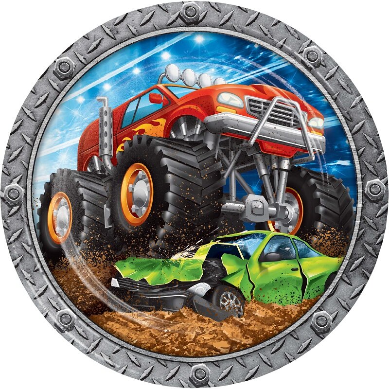 Monster Truck - Lautaset 8 kpl