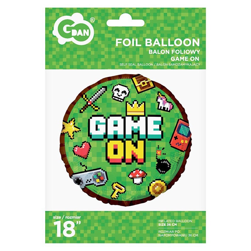 Game On - Foliopallo 45 cm