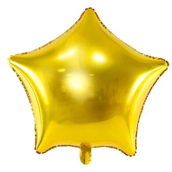 Folioilmapallo Kultainen - Tähti 48 cm