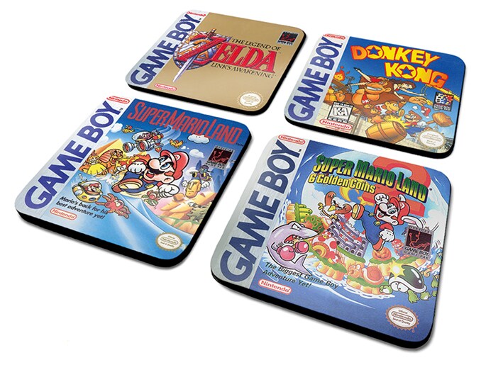 Nintendo Game Boy, Glasunderlägg 4-pack