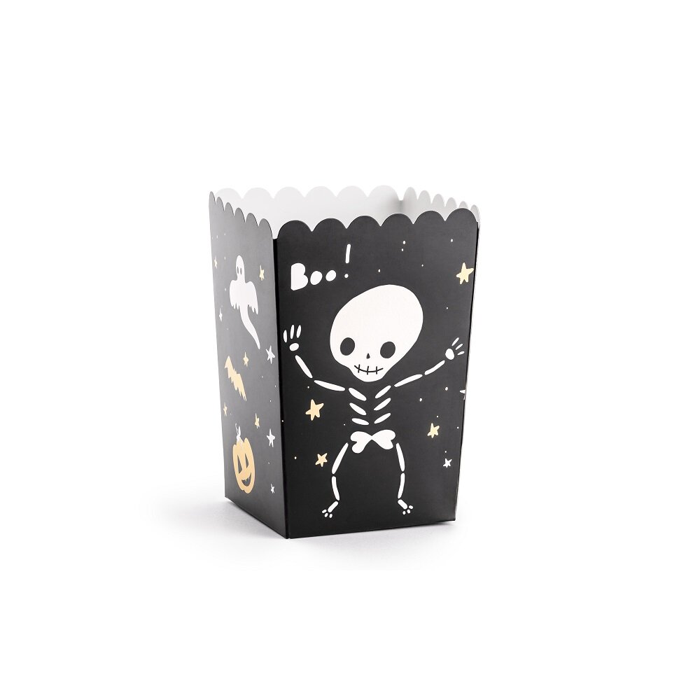 Popcornlaatikot - BOO! Halloween 6 kpl