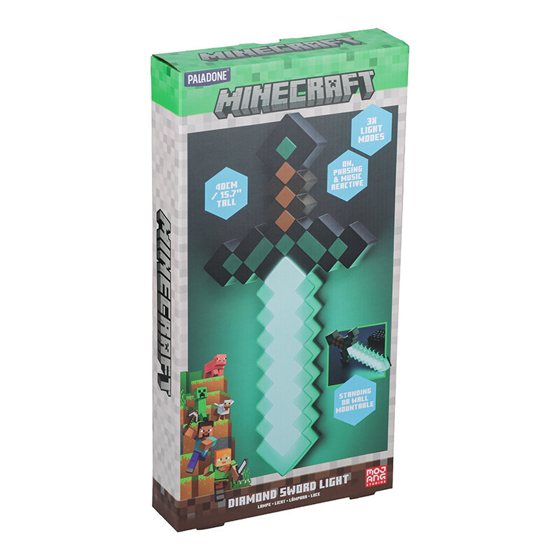 Minecraft - Lamppu Diamond Sword 40 cm