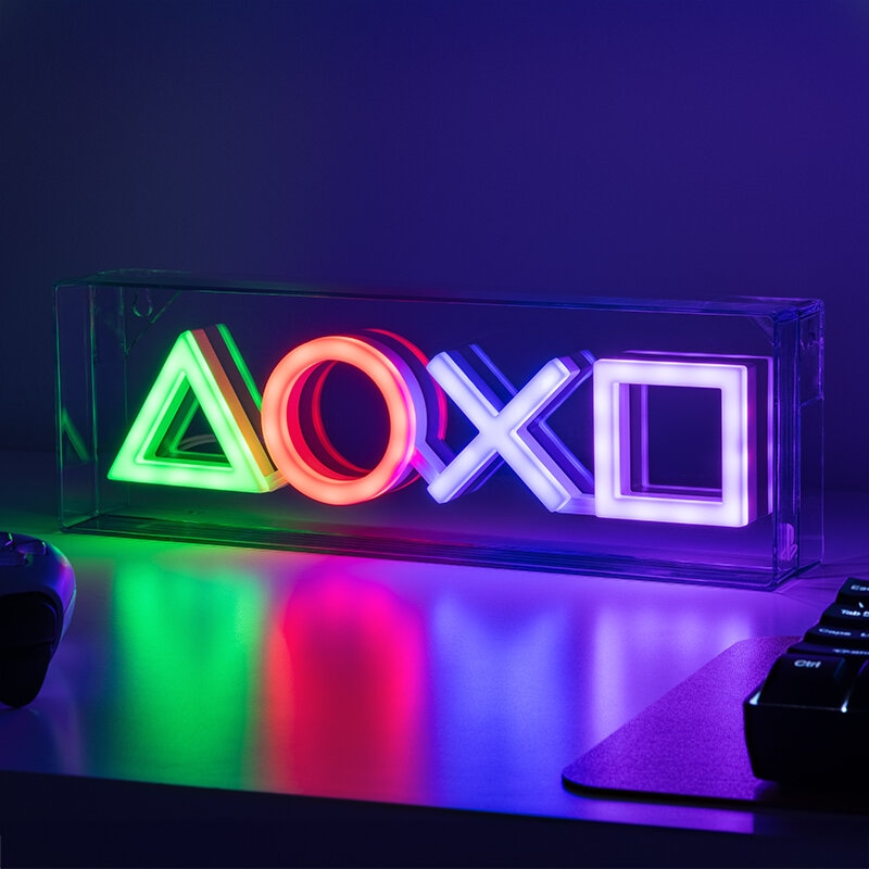 Playstation Neon LED-Lamppu