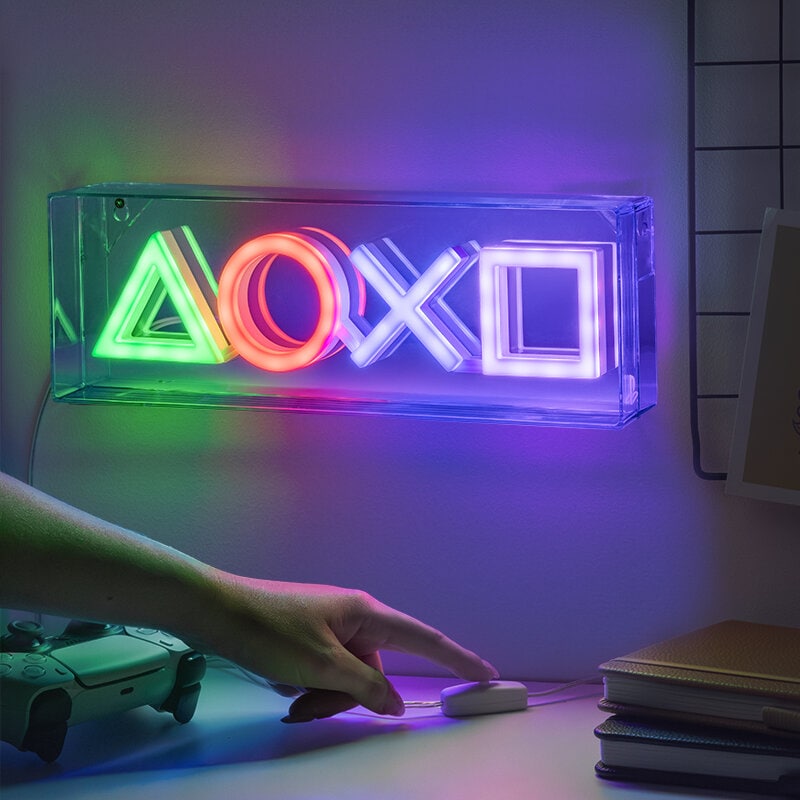 Playstation Neon LED-Lamppu