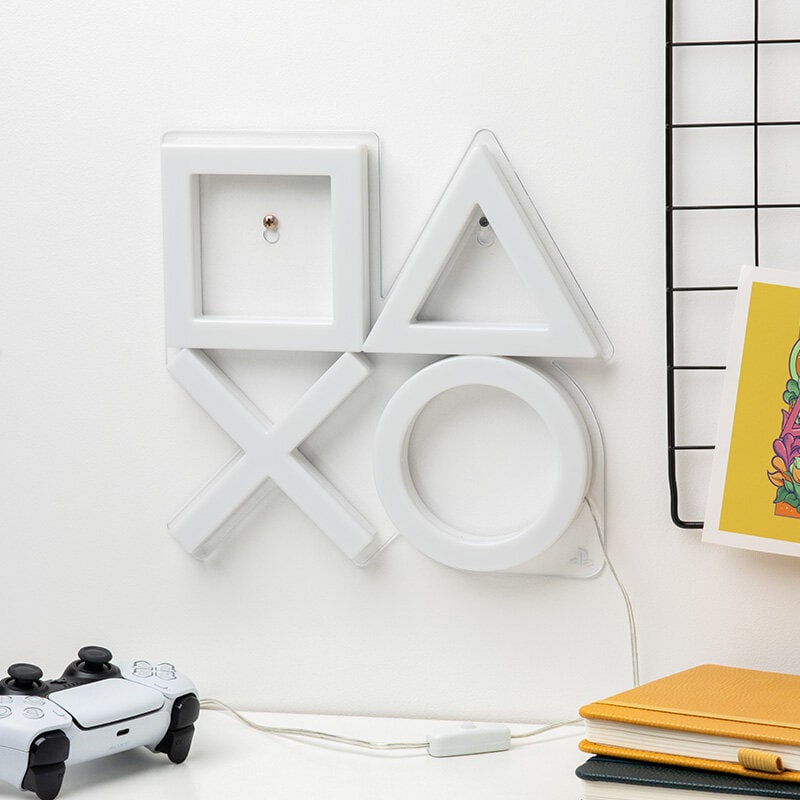 Playstation Neon LED -seinälamppu 25 cm