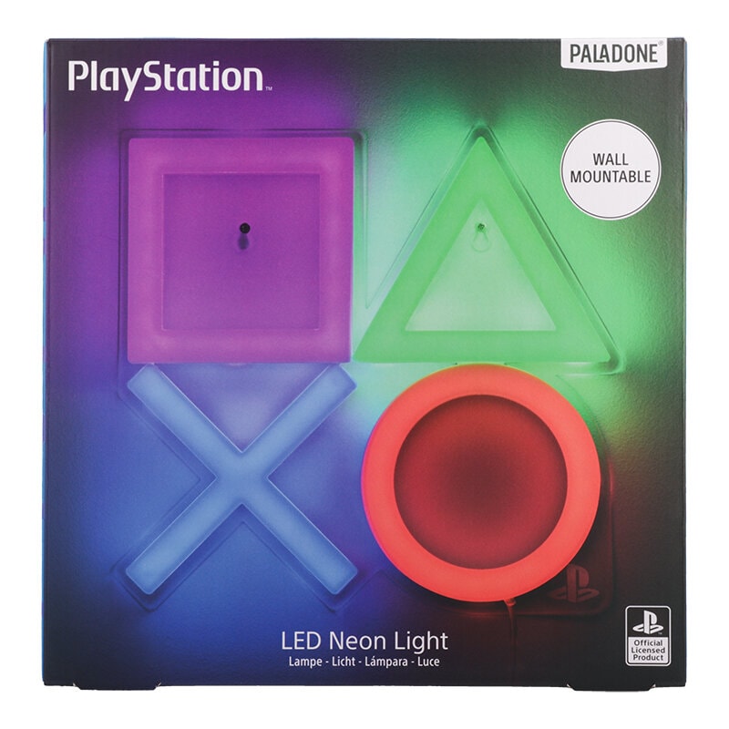 Playstation Neon LED -seinälamppu 25 cm