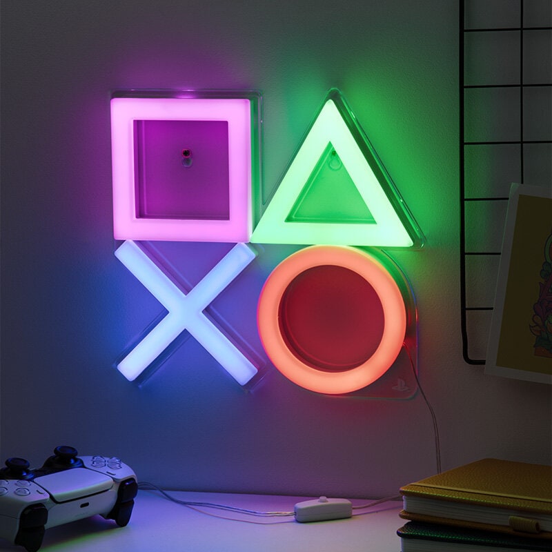 Playstation Neon LED -seinälamppu 25 cm