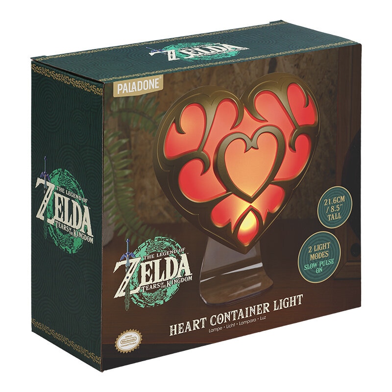 Zelda™ Lamppu Heart Container 21 cm