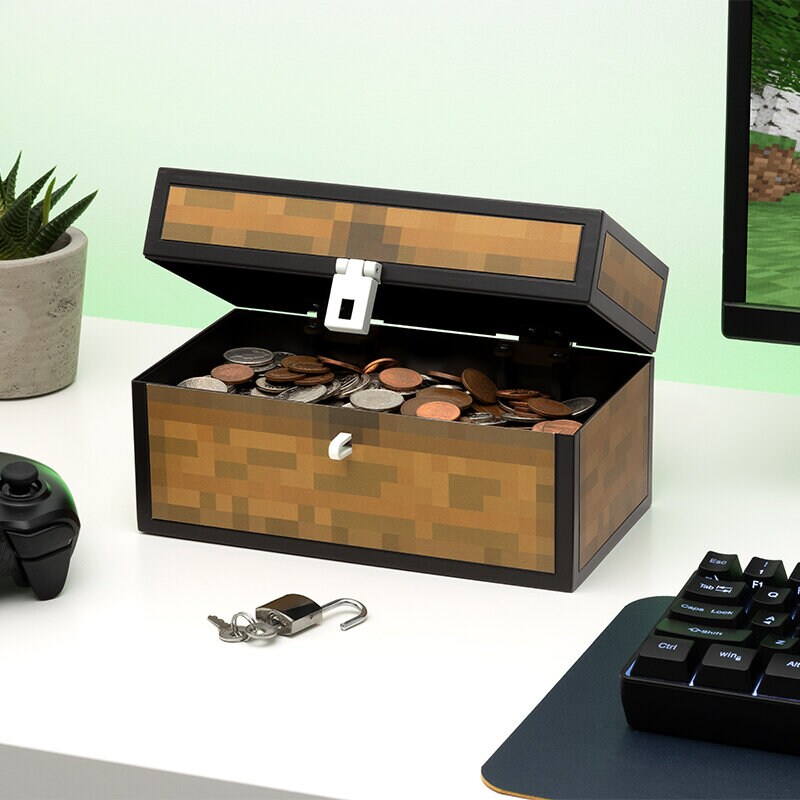 Minecraft Säästöpossu Arkku 3D