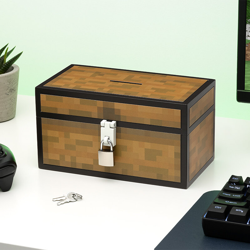 Minecraft Säästöpossu Arkku 3D