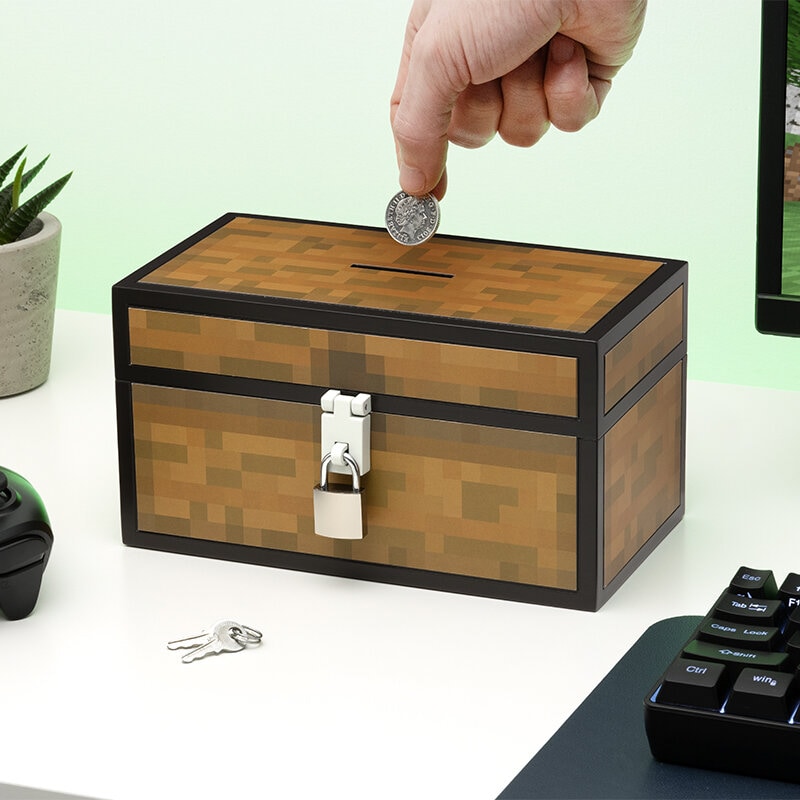 Minecraft Säästöpossu Arkku 3D