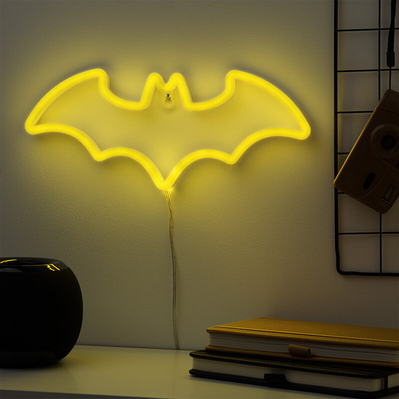 Batman Neon LED -seinälamppu