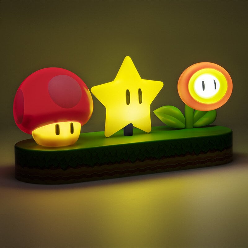 Super Mario™ Lamppu ikonisella kuviolla 30 cm