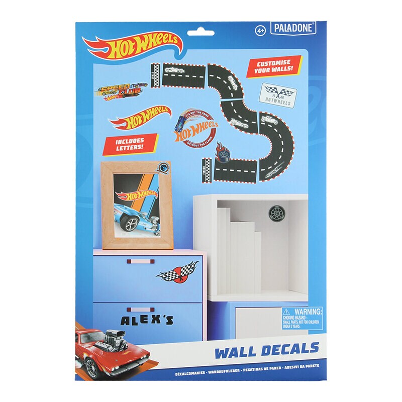 Hot Wheels Seinäkoristeet 143 osaa