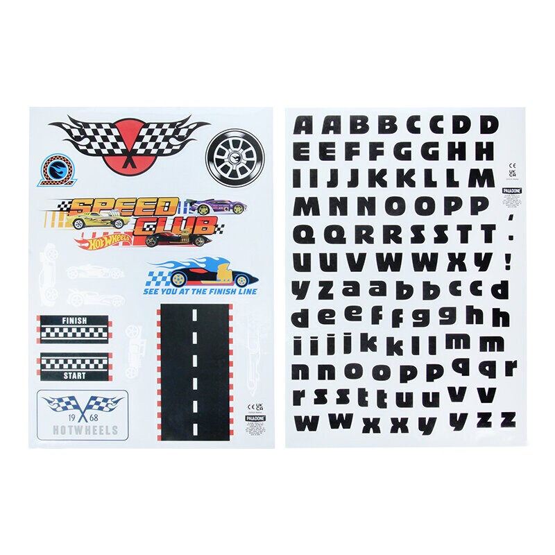 Hot Wheels Seinäkoristeet 143 osaa