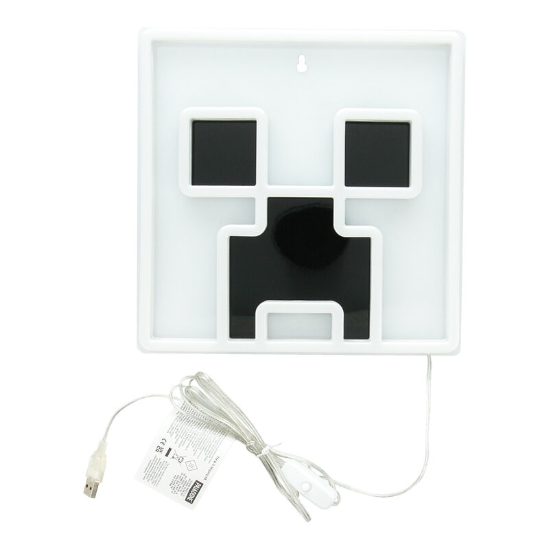 Minecraft Neon LED -seinälamppu - Creeper 25 cm