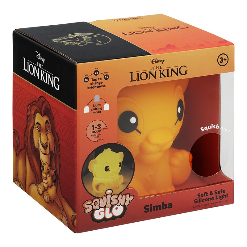 Leijonakuningas - Simba Yölamppu 15 cm
