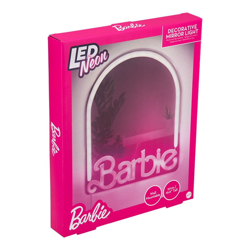 Barbie LED-seinävalaisin peilillä