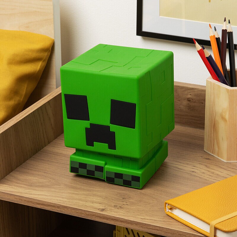 Minecraft - Creeper Lamppu Silikoni 15 cm