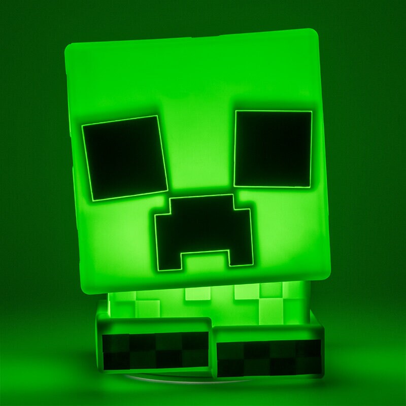 Minecraft - Creeper Lamppu Silikoni 15 cm