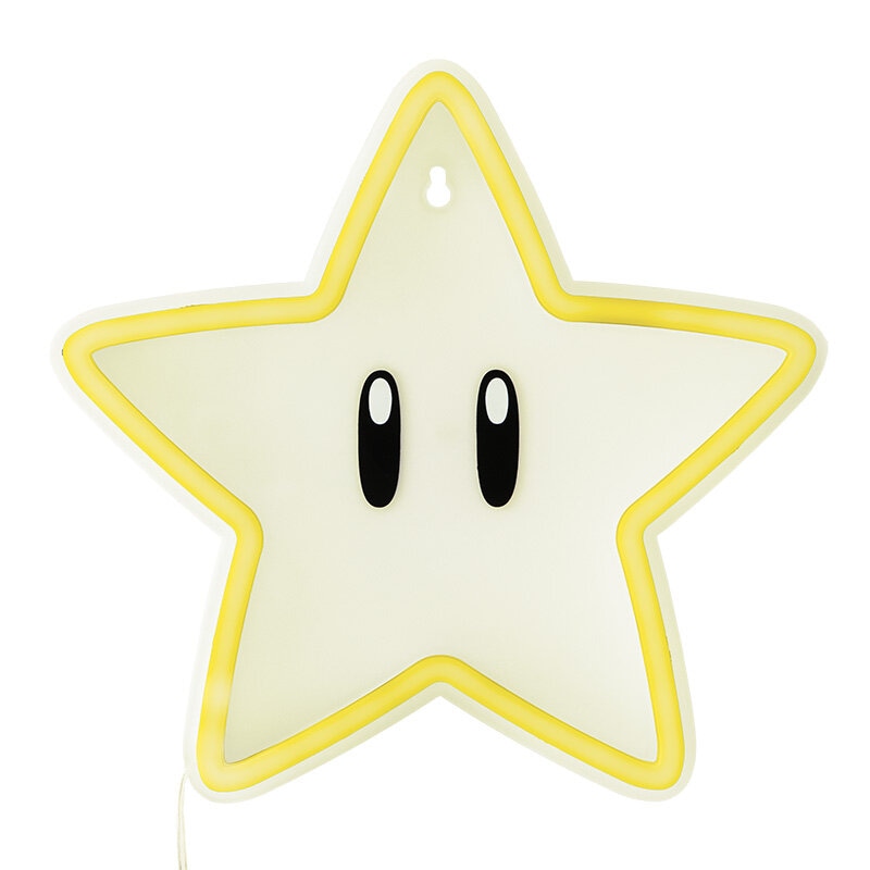 Super Mario - LED-seinälamppu Superstar