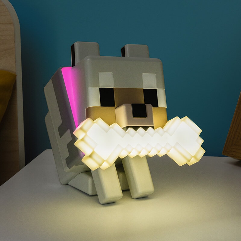 Minecraft - Wolf GloBuddies Lamppu