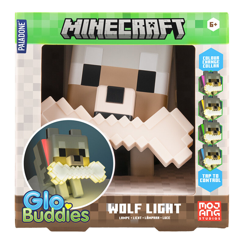 Minecraft - Wolf GloBuddies Lamppu