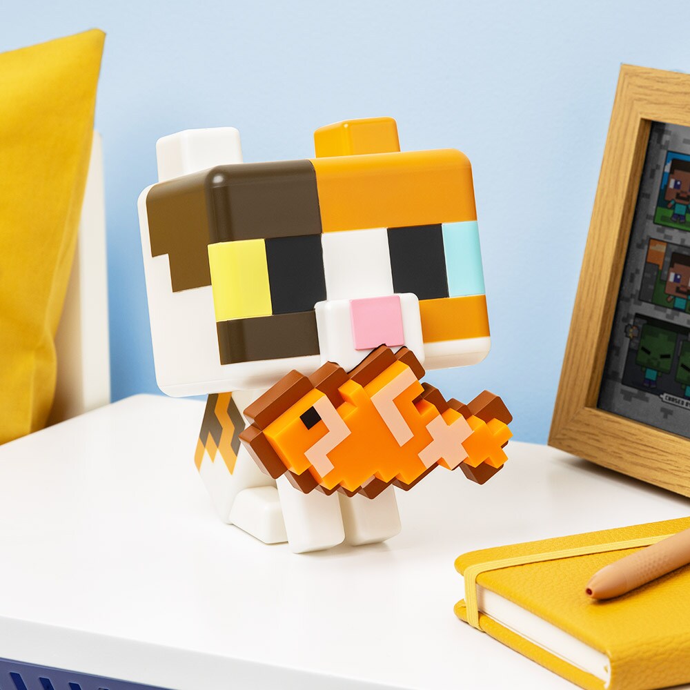 Minecraft Kissa GloBuddies Lamppu