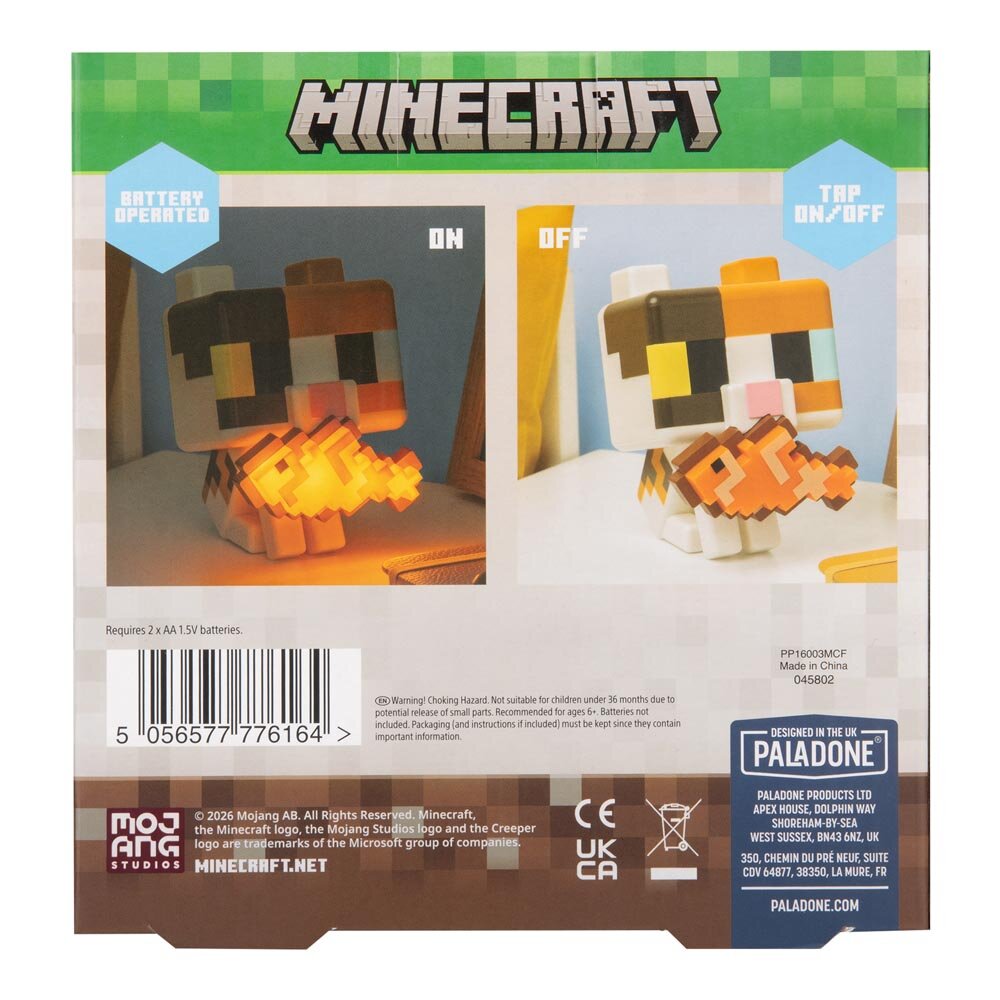 Minecraft Kissa GloBuddies Lamppu