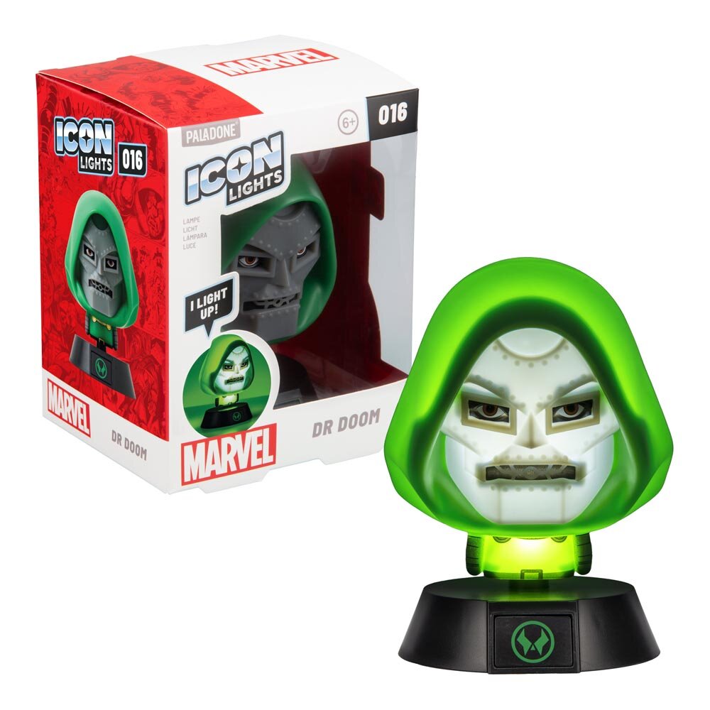 Dr Doom Icon Lamppu
