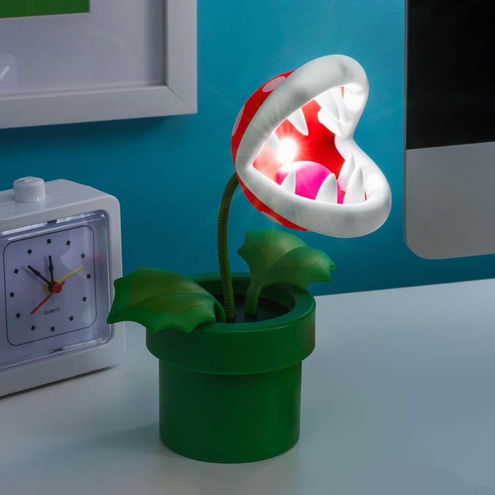 Super Mario Bros - Mini Piranha Plant Säädettävä Lampuu