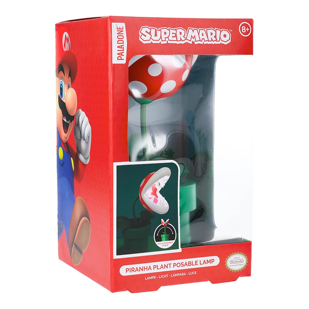 Super Mario Bros - Mini Piranha Plant Säädettävä Lampuu