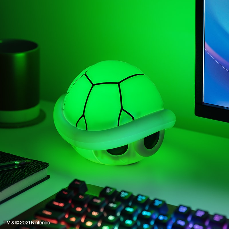 Super Mario - Lamppu Green Shell valo-ominaisuudella