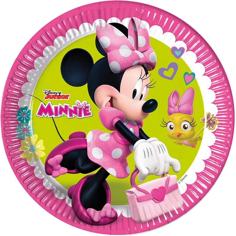 Minnie Happy Helper - Lautaset 8 kpl